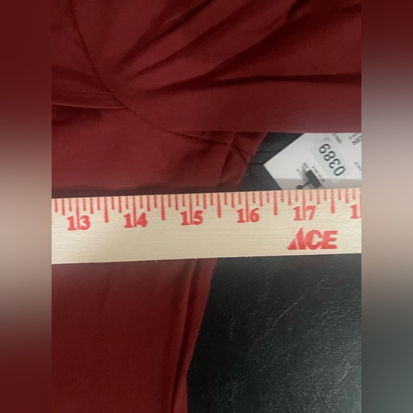 Bold Elements Women’s Stretch Top Mock Neck Burgundy Size XS. New w tag - Picture 8 of 8